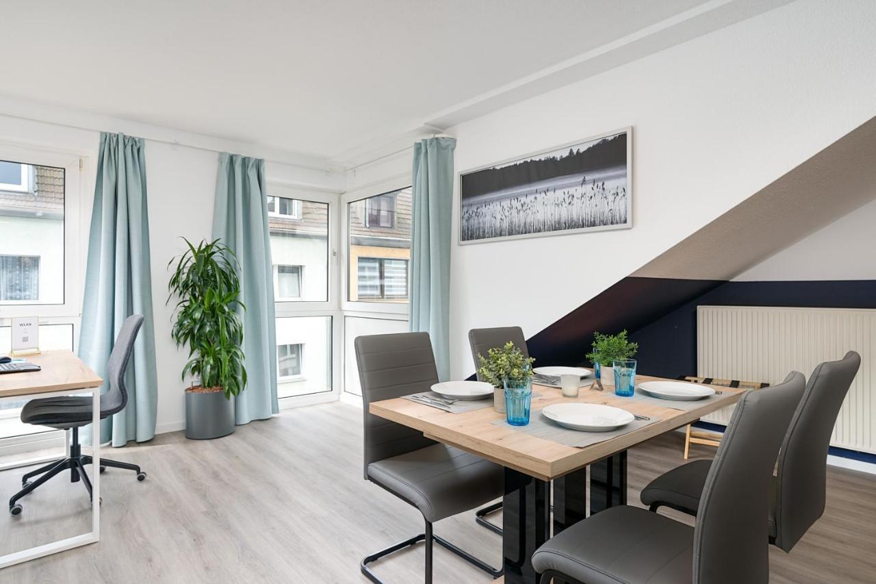 דיסבורג Federnest - Luxus-Studio - Kingsize Boxspringbett - Home-Office Mit Monitor Und Drucker - 11 Min Hbf מראה חיצוני תמונה