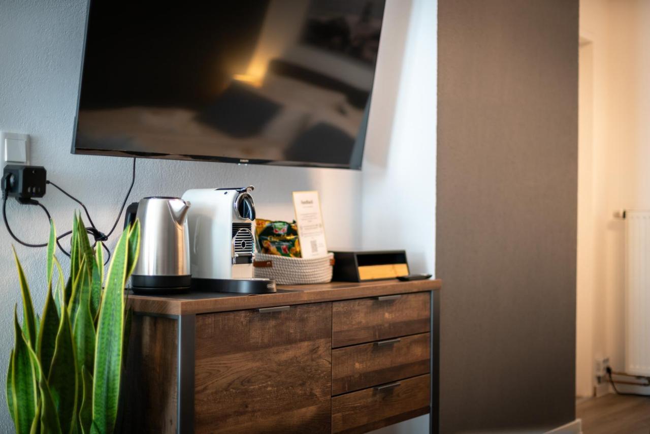 דיסבורג Federnest - Luxus-Studio - Kingsize Boxspringbett - Home-Office Mit Monitor Und Drucker - 11 Min Hbf מראה חיצוני תמונה