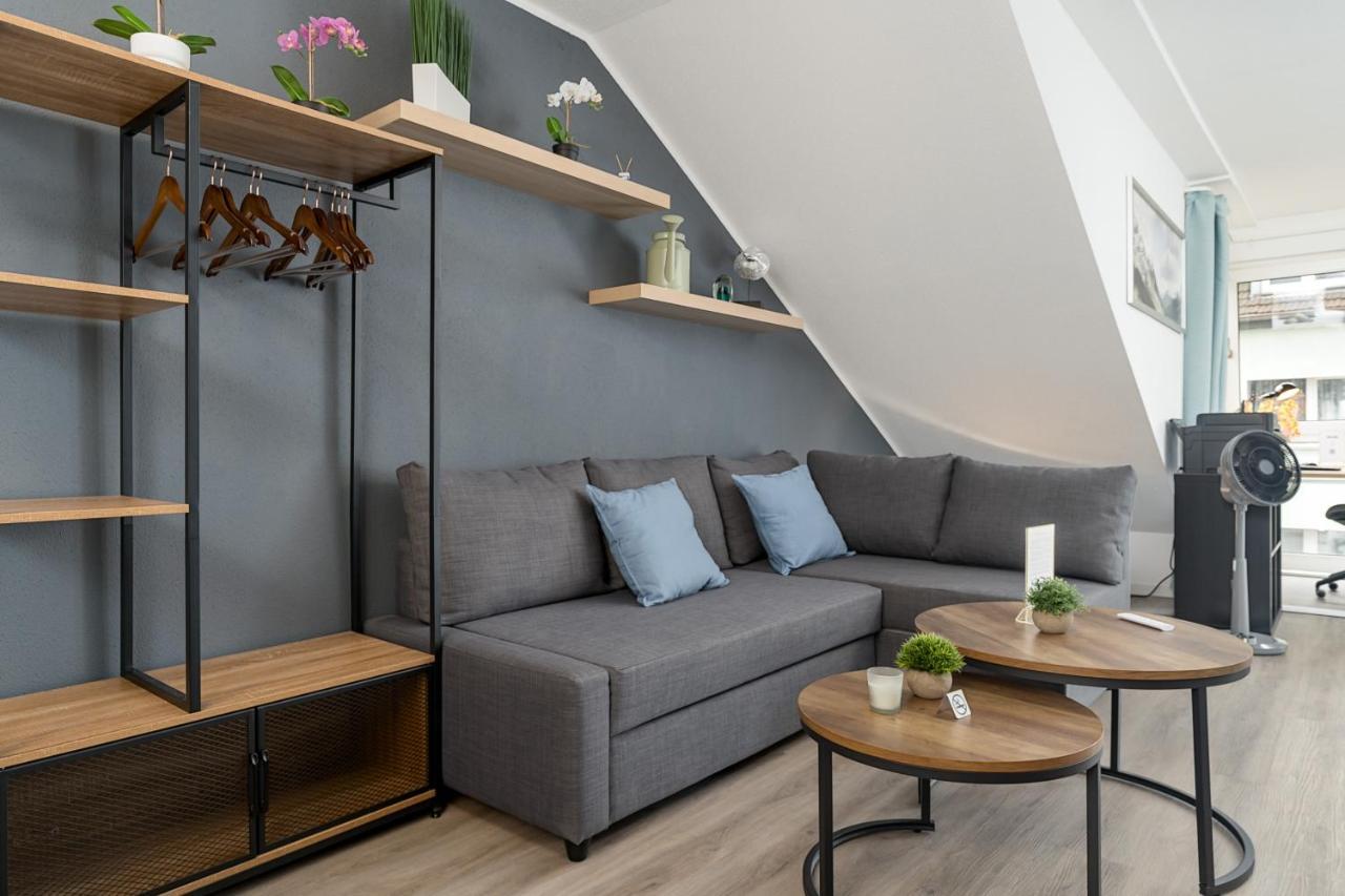 דיסבורג Federnest - Luxus-Studio - Kingsize Boxspringbett - Home-Office Mit Monitor Und Drucker - 11 Min Hbf מראה חיצוני תמונה